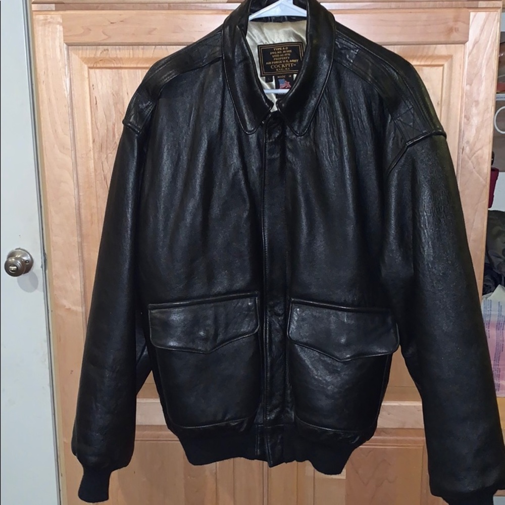 Original Cockpit leather jacket Air Force-Army